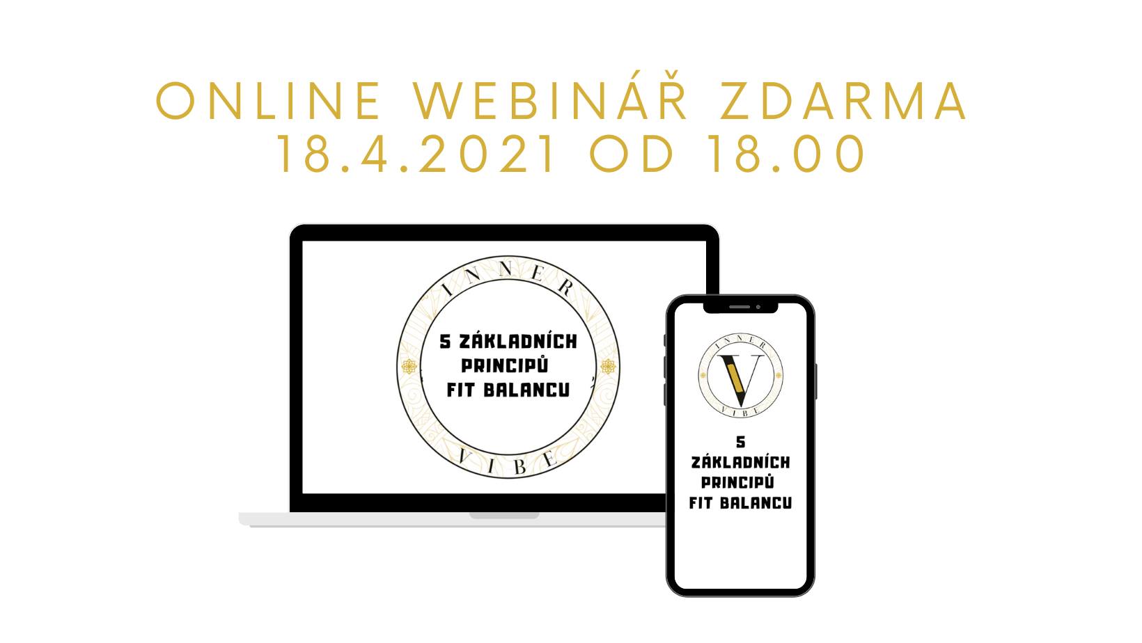 Online webinář pro kurz FIT BALANC